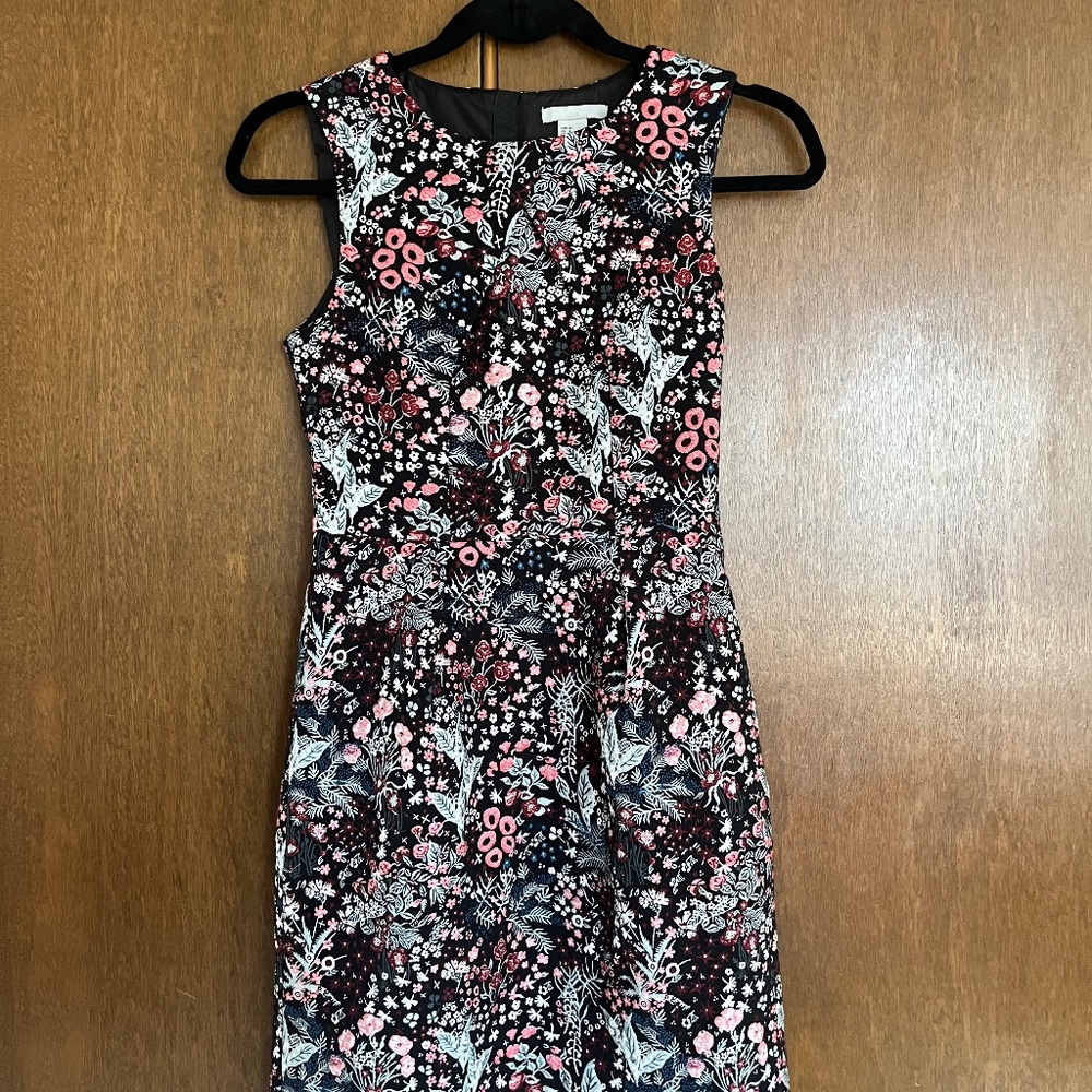 H&M sheath floral formal dress